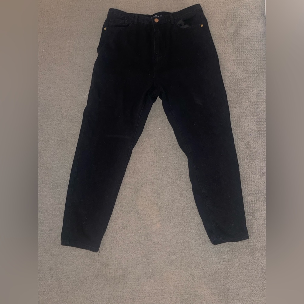 ASOS black jeans boyfriend cut